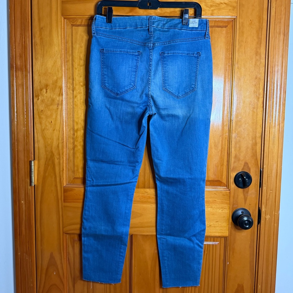 Frank & Eileen Sligo Skinny Jeans Womens Size 31 Light Blue Denim Jeans - Picture 7 of 11